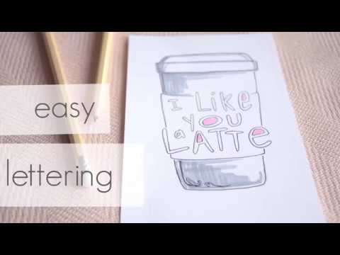 Hand Lettering for Beginners: A Super Cute Font