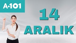 A101 14 ARALIK 2017 PERŞEMBE  A101 AKTÜEL ÜRÜN
