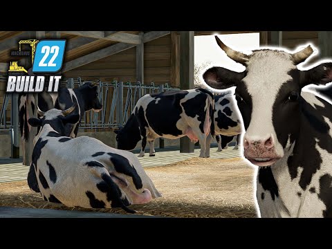 LS22 Build It #101 - Die ersten MILCHKÜHE für den HOF und BAUMWOLLE abfahren - Farming Simulator 22