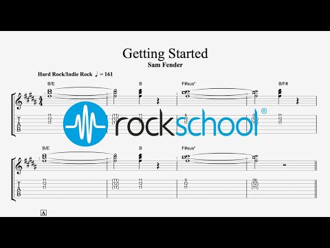 Getting Started - Sam Fender, Rockschool 2024 Electric Guitar Grade 3