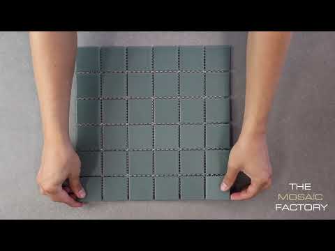 The Mosaic Factory Patterns mozaïektegel 4,8x4,8cm - Camo Green