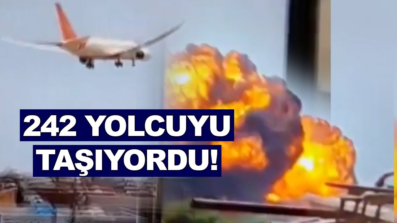 Hindistan’da Facia: 242 Kişiyi Taşıyan Yolcu Uçağı Düştü!