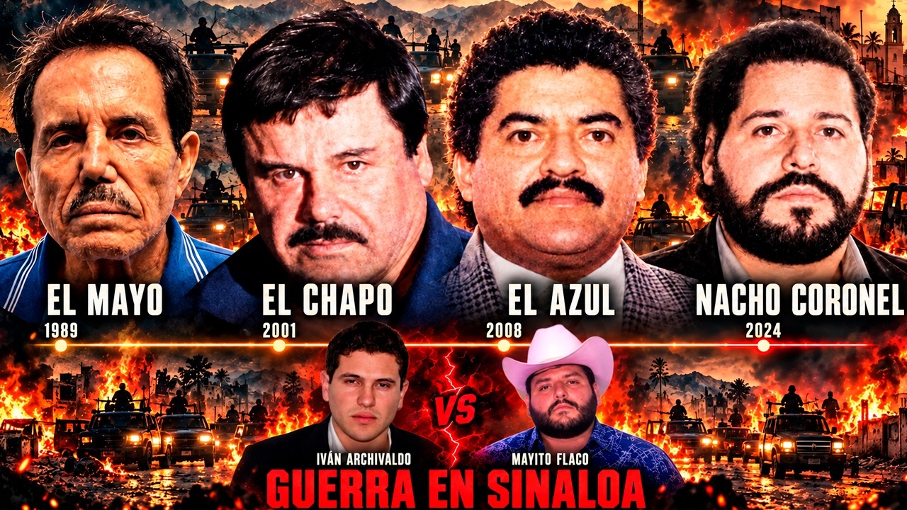 ⚠️🇲🇽 LA EVOLUCION DEL EXTINTO CÁRTEL DE SINALOA 💀 DEL IMPERIO TOTAL A LA GUERRA INTERNA ACTUAL...