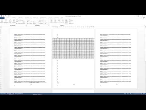 mettre une page en paysage dans un doc en portrait dans word 2013