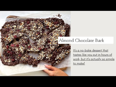 Easy Almond Chocolate Bark Recipe | Perfect Homemade Treat