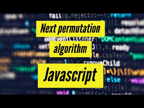 Next Permutation Leetcode 31 Complete Algorithm Explained Javascript
