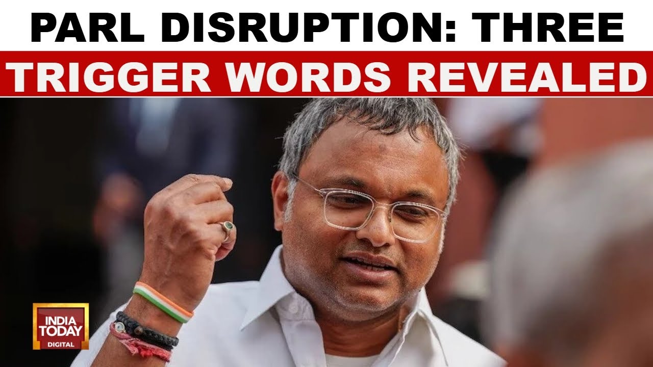 Kirti Chidambaram Reveals Three Trigger Words That Could Disrupt Parliament | India Today