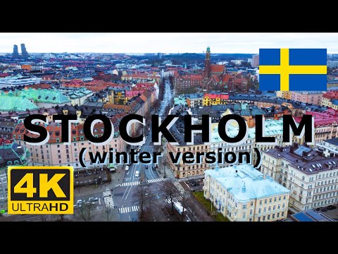 Stockholm, Sweden 🇸🇪 | Drone footage in 4K