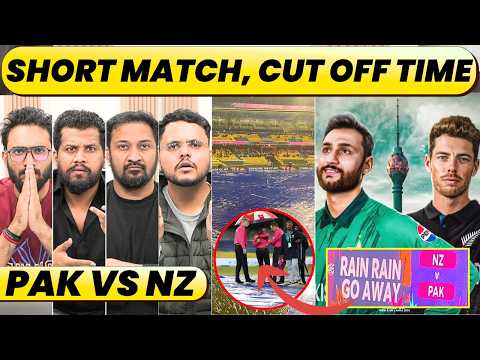 🔴PAKISTAN vs NZ: RAIN, MATCH DELAYED. PAKISTAN OPT TO BAT IN RAIN. FAKHAR IN, NO NAFAY.