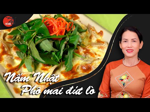 Cách làm món chay ngon - Nấm Nhật Phô Mai Đút Lò