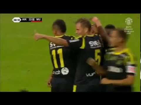 Manchester United vs AIK Fotboll 1-1 - Résumé du match (06/08/2013)