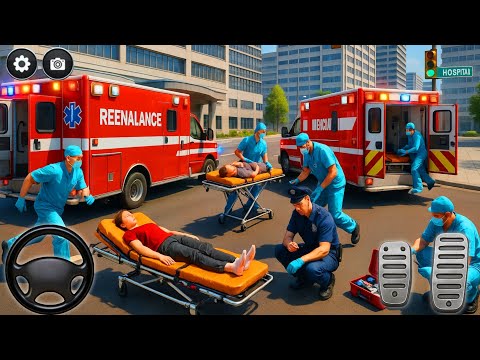 New City Ambulance Rescue Simulator - 911 US Emergency Ambulance Driving 3D - Android Gameplay 
