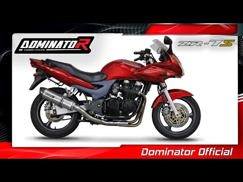 Εξάτμιση Τελικό Dominator Round S.Steel Kawasaki ZR7 1999-2004 Με Σιγαστήρα-thumb-1