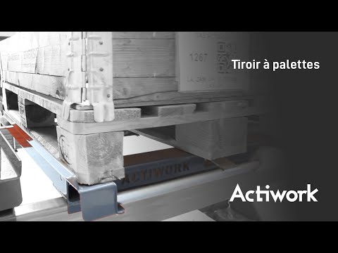 Tiroir à palettes pour lisses 600 kg - TP600 - 70% - 800 x P 1200 mm - CR34C002-J_2