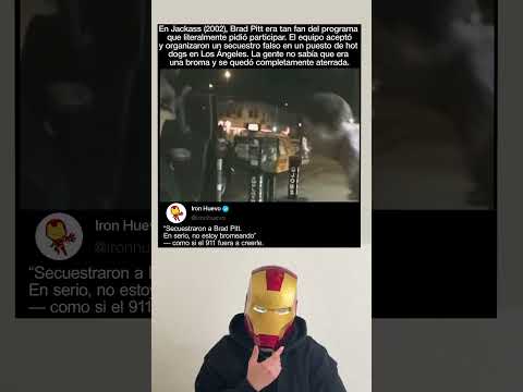 La vez que Brad Pitt organizó una broma de secuestro con el equipo de Jackass (2002) es hilarante