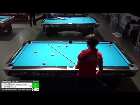 ÖSTM Pool Billard 2017 - 10er Ball - Damen Finale - Petra Stadlbauer gg. Christina Drexel