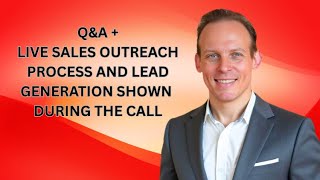 Q&A Plus A Live Email Copywriting, Sales Outreach, And B2B Sales Demo - DURING THE CALL