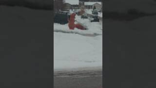 T-Rex snowball fight (original)