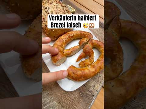 Hätte sie das beim Brötchen auch so gemacht? 🥸 #bäcker