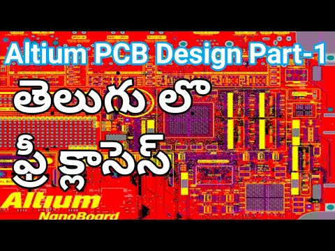 Altium PCB design Part-1//Altium PCB design tutorial in telugu
