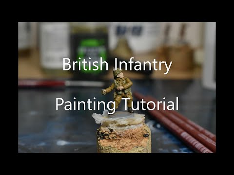 British Infantry Painting Tutorial Flames of War