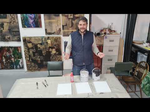 Paint like Jackson Pollock / action painting, drip technique / tutorial #abstractexpressionism