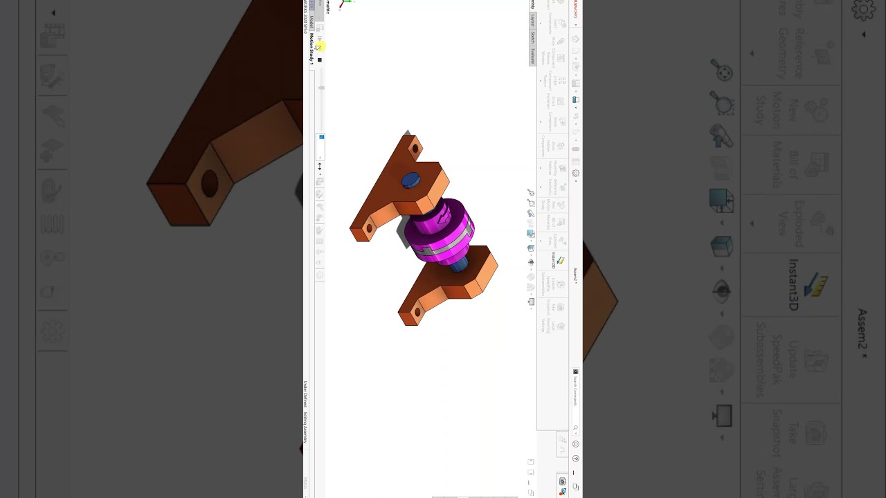 Solidworks Tutorial: Mechanical Coupling  #solidworks #design #solidworksassembly  #engineering