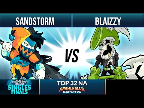 Sandstorm vs Blaizzy - Top 32 - Brawhalla World Championship 2020 - 1v1 NA