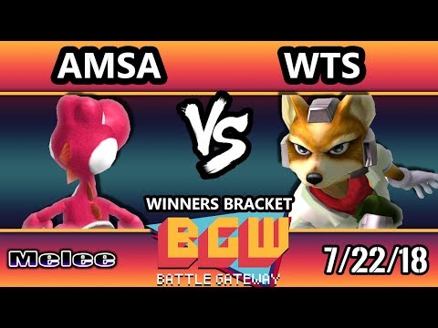 BGW21 SSBM -  VGBC | aMSa (Yoshi) Vs. WTS (Fox)  Smash Melee Winners Bracket