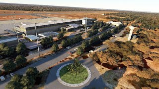 (FLHN) Livingstone Intl Airport Zambia video