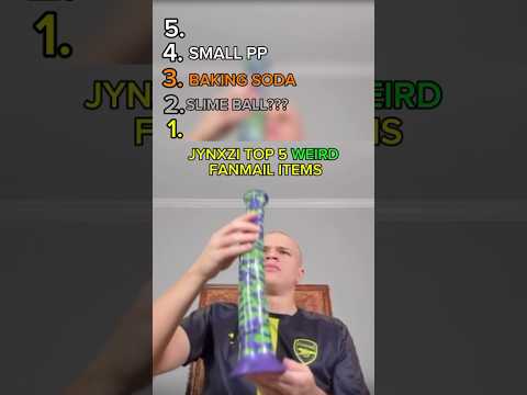 JYNXZI TOP 5 WEIRD FANMAIL ITEMS #shorts #jynxzi #jynxzifunnymoments
