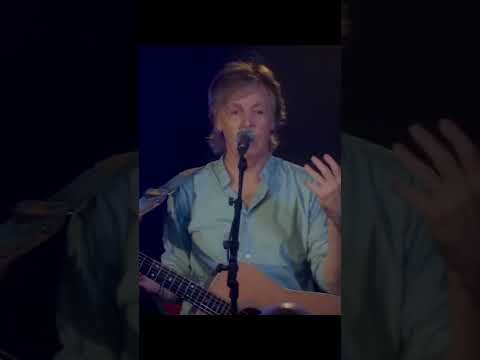 Paul McCartney discusses and performs In Spite Of All The Danger at the Cavern