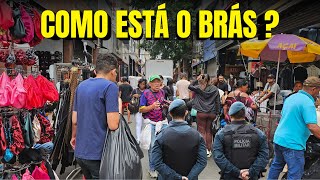 BRÁS SP - CONHEÇA A FEIRINHA E O NOVO SHOPPING BRÁS 25, MUITA POLICIA NAS RUAS.