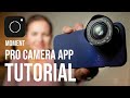 MOMENT PRO CAMERA APP in depth tutorial for iPhone 15 pro & max