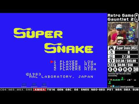 Super Snake (1983, MSX, HAL Laboratory)