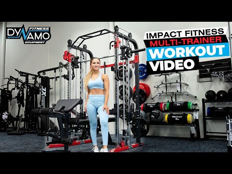 Functional Trainer with Smith Machine Exercise Video | Dynamo Fitness Equipment