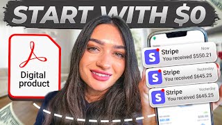 How to CREATE + SELL Digital Products with $0 Upfront Investment (Step-by-Step Tutorial)