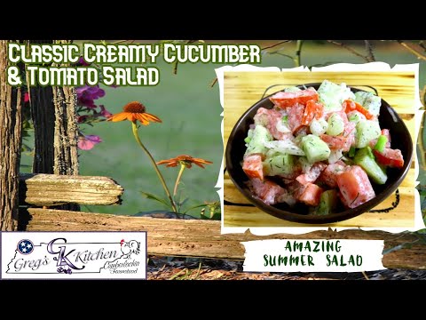 Unveiling the Old Fashioned Recipe for Creamy Cucumber Tomato Salad