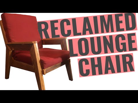 How to build a lounge chair (free pattern)