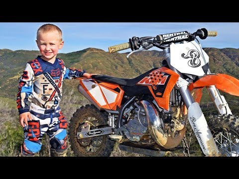 4 year old biker is a motocross superstar