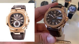 Rose Gold Seiko-Naut Mod! Inspired by BBM’s Watch [SNKP18J1 Dial] & Available Mods!