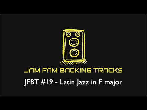 Latin Jazz Backing Track in F major / D minor / JFBT 19
