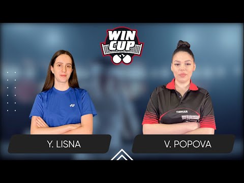 14:45 Yaroslava Lisna - Valeriia Popova 19.09.2025 WINCUP Women Master TABLE 2