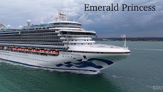 Emerald Princess Leaving Southampton 27/09/2025 - DJI Air 3s 4K
