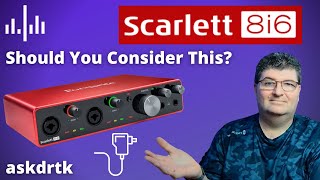 Video thumbnail for Focusrite Scarlett 8i6 3rd Gen - Review and Mic Tests by askdrtk