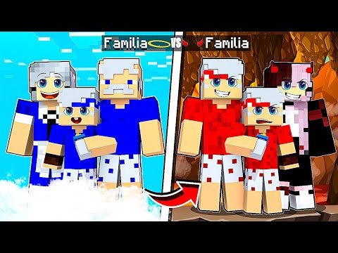 FAMÍLIA DO BEBÊ DO BEM vs FAMILIA DO MAL DO BEBÊ NO MINECRAFT
