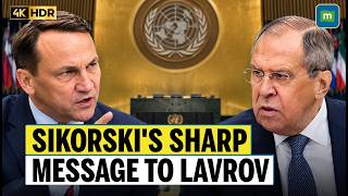 “Sergey, I Know You're Listening”: Poland FM Sikorski Fires Back at Russia's Lavrov | N18G