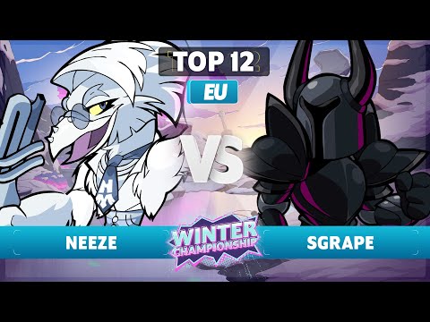 Neeze vs. Sgrape - Top 12 - EU - Brawlhalla Winter Championship 2023