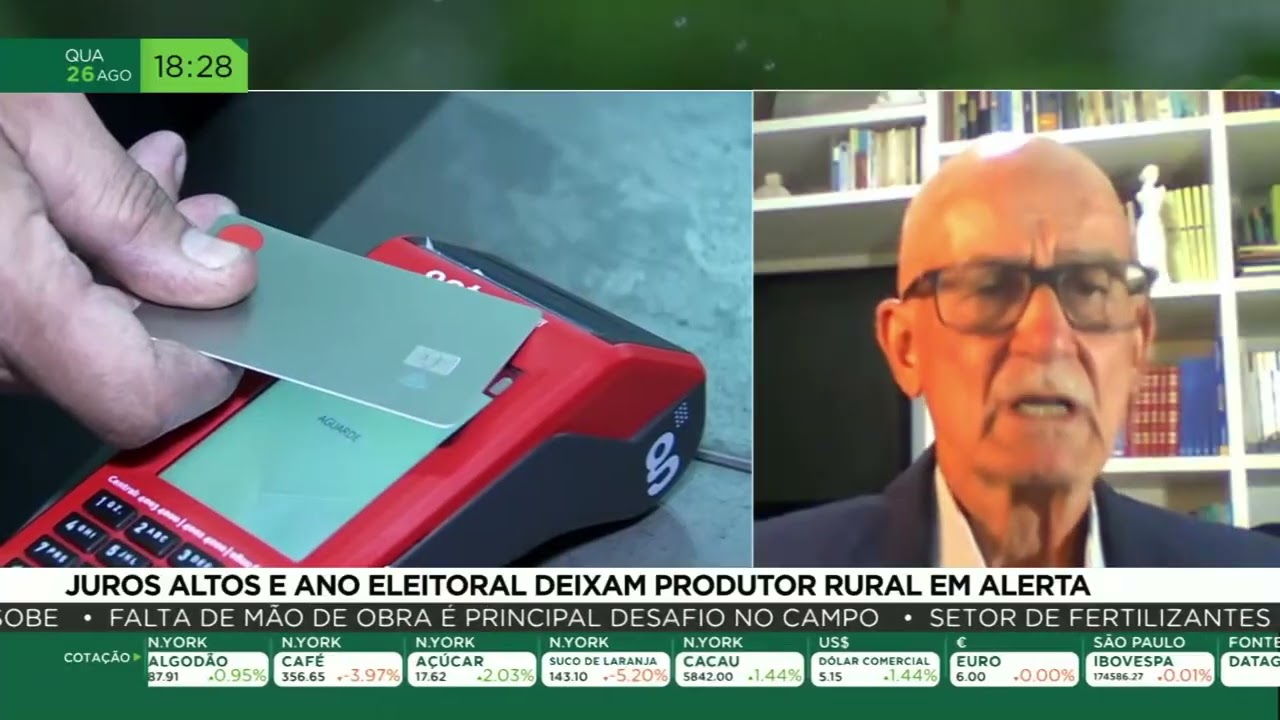 Juros altos e ano eleitoral deixam produtor rural em alerta