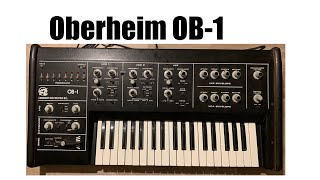 Video thumbnail for Oberheim OB-1 - The Creamiest Synth in the World! by Andy Whitmore